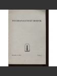 Psychoanalytický sborník, číslo 2, ročník V./1993. Časopis České psychoanalytické společnosti - náhled