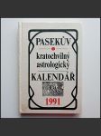 Pasekův kratochvilný astrologický kalendář 1991 - náhled