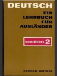 Deutsch Ein Lehrbuch für Ausländer 2 - náhled