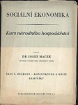 Sociální ekonomika / Kurs národního hospodářství  (část V.: důchody - konjuktura a krise - rejstříky) - náhled