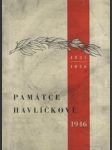 Památce Havlíčkově 1946 - sborník - náhled