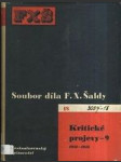 Soubor díla F.X. Šaldy - Kritické projevy 9 / 1912-1915 - náhled