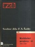 Soubor díla F.X. Šaldy - Kritické projevy 13 / 1925-1928 - náhled