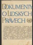 Dokumenty o lidských právech - náhled