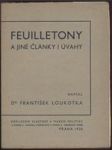 Feuilletony a jiné články i úvahy - náhled