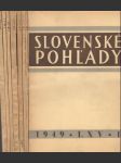 Slovenské pohľady - ročník 1949 (chýba číslo 9) - náhled