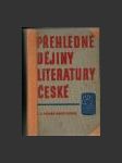 Přehledné dějiny literatury české - náhled