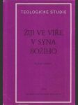 Žiji ve víře v Syna Božího / Teologické studie - náhled