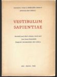 Vestibulum sapientiae - náhled