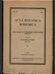 Acta Botanica Bohemica - náhled