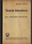 Teorie literatury pro obchodní akademie - náhled