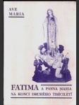 Fatima a Panna Maria na konci druhého tisíciletí - náhled