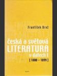 Česká a světová literatura v datech I - náhled