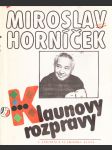 Klaunovy rozpravy (Úvahy, fejetony, rozhovory, ankety z let 1956-1986) - náhled