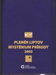 Plenér Liptvov; Mystérium přírody 2003 - náhled