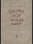 Operativní léčba ženských chorob - náhled