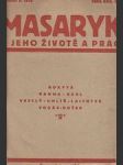 Masaryk - O jeho životě a práci - náhled