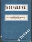 Matematika, učební text pro II. ročník hospodářských škol, 1957 - náhled