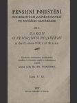 Pensijní pojištění soukromých zaměstnanců ve vyšších službách - náhled