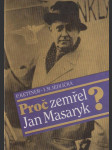 Proč zemřel Masaryk? - náhled