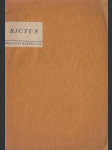 Prokletí básnici III - Rictus - náhled