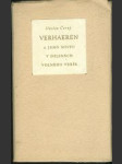Emile Verhaeren a jeho místo v dějinách volného verše - náhled