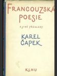 Francouzská poezie a jiné překlady - náhled