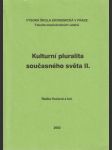 Kulturní pluralita současného světa II. - náhled