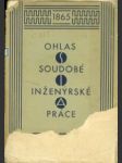 SIA 1865 - 1930, Ohlas soudobé inženýrské práce - Sborník vydaný k X. sjezdu československých inženýrů v Praze 1930 - náhled