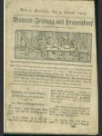 Bauern - Zeitung aus Frauendorf 1819 - náhled