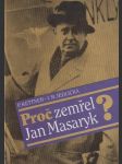 Proč zemřel Jan Masaryk? - náhled