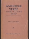 Americké verše z doby válečné 1914–1919 - náhled