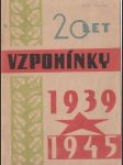 20 let vzpomínky 1939–1945 - náhled