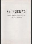 Kriterion 93 - náhled