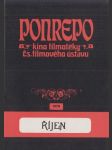 Kino Ponrepo, program říjen 1978 - náhled