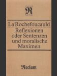 Reflexionen oder Sentenzen und moralische Maximen - náhled