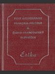 Petit dictionnaire français-tchèque & Česko-francouzský slovníček - náhled