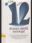 Dvanáct omylů sociologie - náhled
