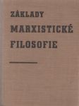 Základy marxistické filosofie - náhled