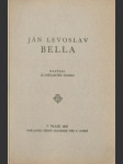 Ján Levoslav Bella - náhled