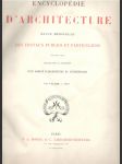 Encyclopédie d'Architecture VII Volume - 1878 (Revue Mensuelle des Travaux Publics et Particuliers) - náhled