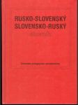 Rusko-slovenský slovensko-ruský slovník - náhled