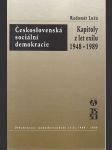 Československá sociální demokracie - kapitoky z let exilu 1948-1989 - náhled