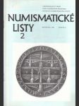 Numismatické listy 2/1987 - náhled