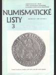 Numismatické listy 3/1989 - náhled