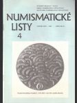 Numismatické listy 4/1984 - náhled