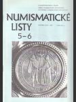 Numismatické listy 5-6/1992 - náhled