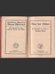 Staré Německé a anglické knihy.Uber ben Talen z roku 1917, 280stran - náhled