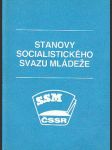 Stanovy socialistického svazu mládeže - náhled