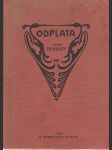 Odplata, povídky, črty. Napsal Fr. Novák 1910 - náhled